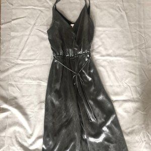 Target NEW Silver Jumpsuit SMALL